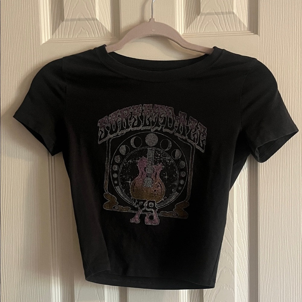 Hollister Black Graphic Tee